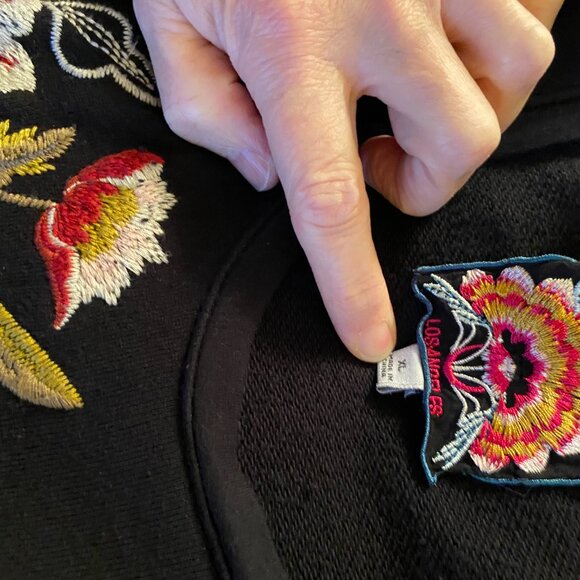 Johnny Was Embroidered Sweatshirt - Picture 4 of 6